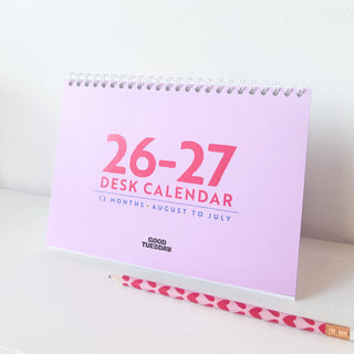 Calendrier de bureau - Pink