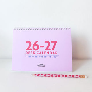 Calendrier de bureau - Pink