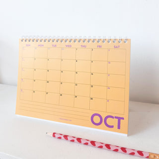 Calendrier de bureau - Pink