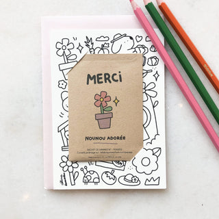 Carte à semer - Merci Nounou
