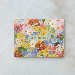 Carte Anniversaire Fleurs