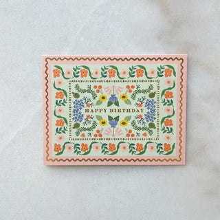 Carte Anniversaire Prairie