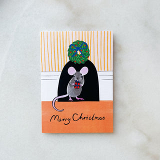 Carte Souris et cadeau