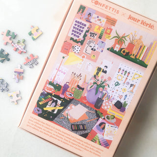 Puzzle - Du feutre sur les mains