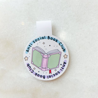 Marque page magnétique - Anti social book club