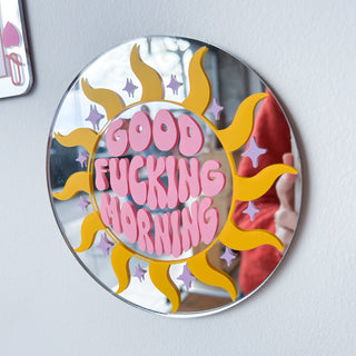 Miroir décoratif Good morning