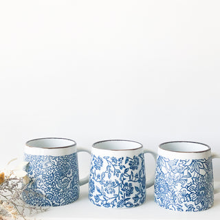 Mug en fleurs