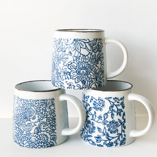 Mug en fleurs