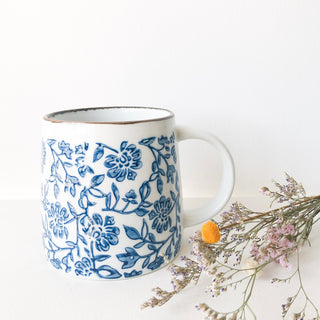 Mug en fleurs