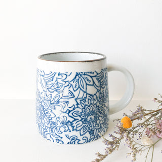 Mug en fleurs