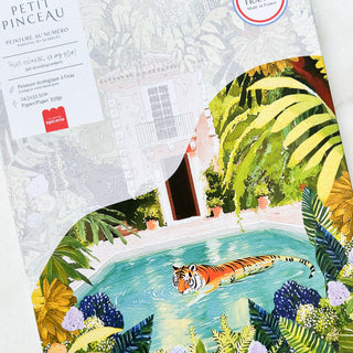 Peinture numérotée - Tigre in the pool