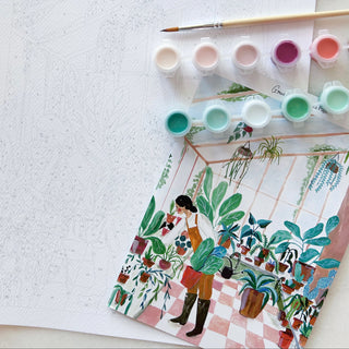 Peinture numérotée - Greenhouse