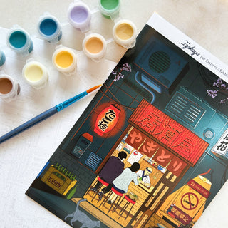 Peinture numérotée - Izakaya