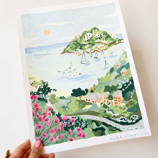 Peinture numérotée - Les calanques