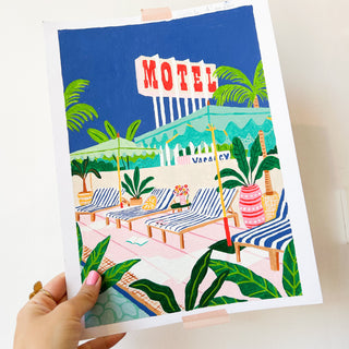 Peinture numérotée - Motel Pool