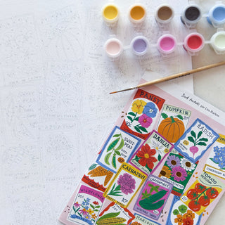 Peinture numérotée -Seed packets