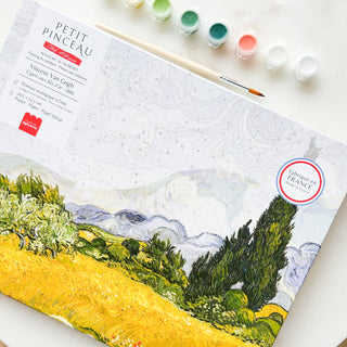 Peinture numérotée - Van Gogh - Cyprès aux blés d'or