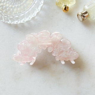 Pince à cheveux - Couronne de fleurs Rose