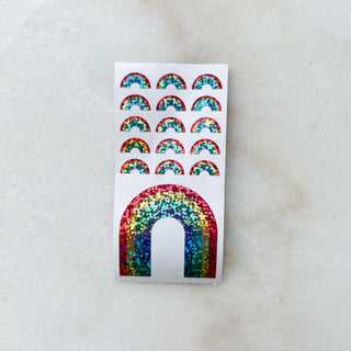 Mini stickers à paillettes