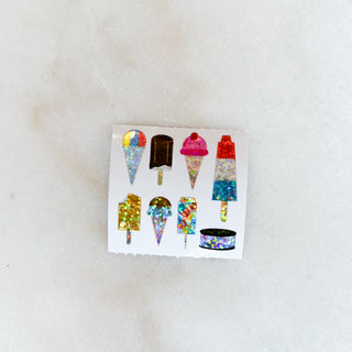 Mini stickers à paillettes