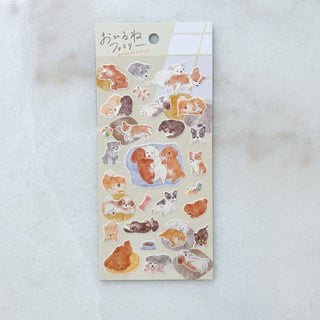 Planche de stickers - Chiens