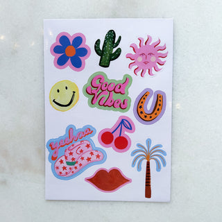 Planche de stickers - Good vibes