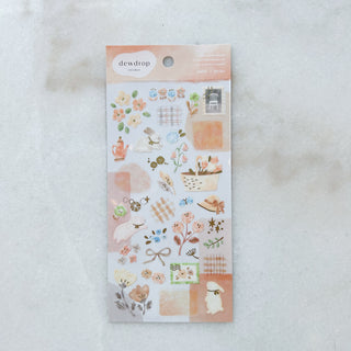 Planche de stickers - Lapins