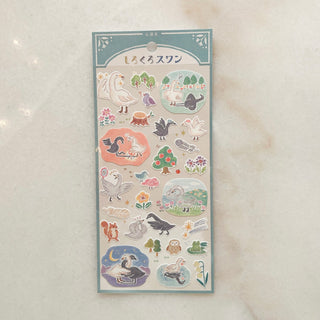 Planche de stickers - Les oies