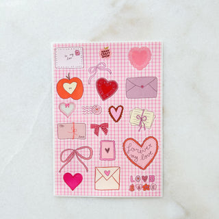 Planche de stickers - Amour