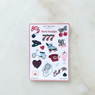Planche de stickers - Sweet nostalgia