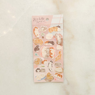 Planche de stickers - les chats