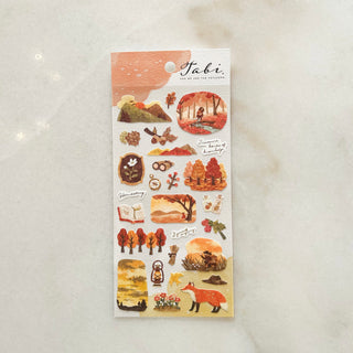 Planche de stickers - les couleurs de l'automne