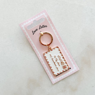 Porte-clés Love letter