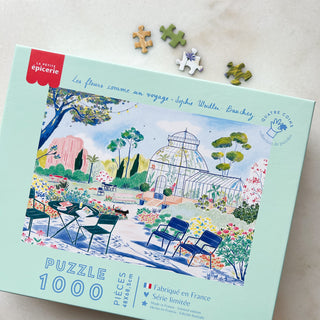 Puzzle - Les fleurs comme un voayage