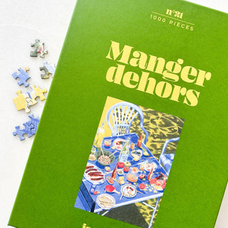 Puzzle - Manger dehors