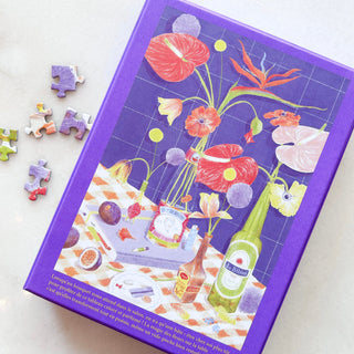 Puzzle - Des fleurs sur la table