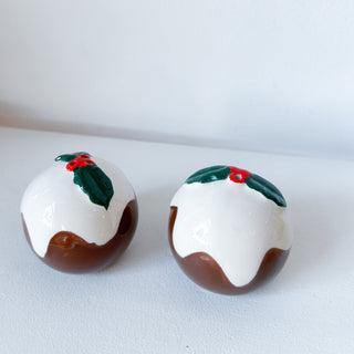 Salière et poivrière Pudding