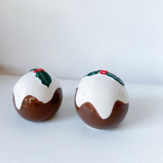 Salière et poivrière Pudding