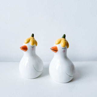Salière et poivrière Canard