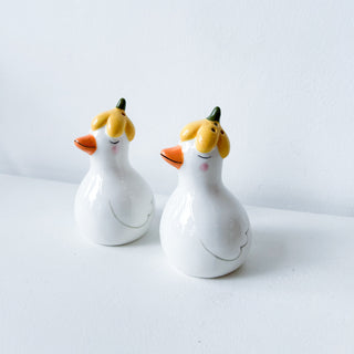 Salière et poivrière Canard
