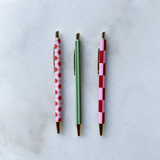 Set de 3 stylos  - Géométrique