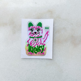 Sticker Lucky cat