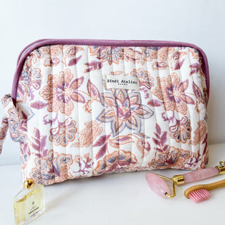 Trousse de toilette Matira vanille- Grand modèle