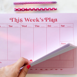 Weekly Planner pink