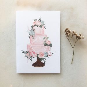 Carte Wedding cake