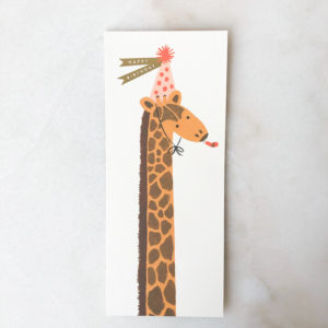 Carte Anniversaire - Girafe