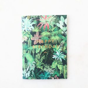 Carte anniversaire - Jungle