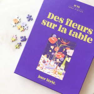 Puzzle - Des fleurs sur la table