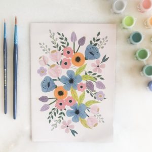 Peinture numérotée - Flowers