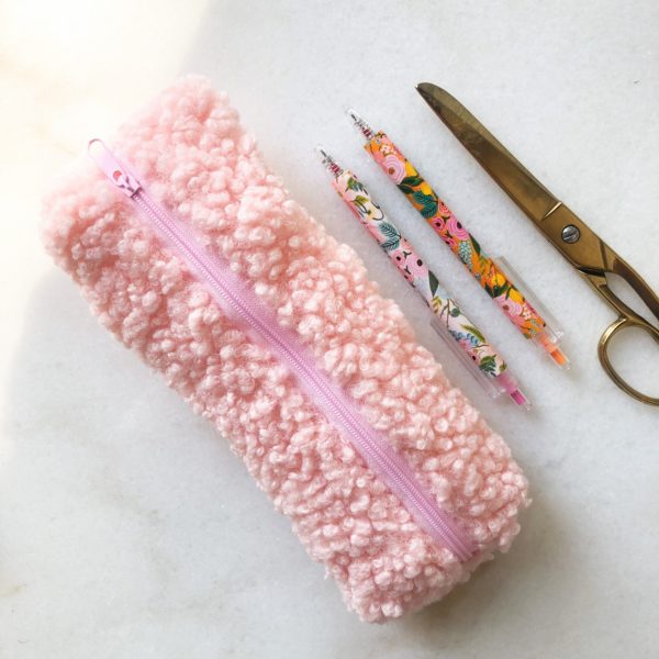 Trousse fluffy Rose